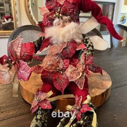 Mark Roberts Poinsettia Fairy Large 21 Christmas Decoration Cert. And Box