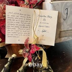 Mark Roberts Poinsettia Fairy Large 21 Christmas Decoration Cert. And Box