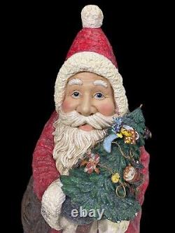 Mark Roberts Santa Claus Large 3 Nesting Hidden Stacking Holiday Art Figurines