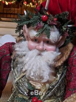 Mark Roberts Santa Fairy Elf Retired Over 4' Tall Excellent Condition