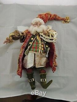 Mark Roberts Santa Fairy Elf Toy Maker 17 (not counting the hat) Rocking Horse