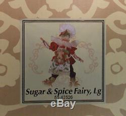 Mark Roberts Sugar & Spice Fairy Baker Chef Gingerbread Cookies Large 22 in Box