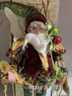 Mark Roberts Wizard Of Christmas Fairy Santa Elf Large Mint In Box
