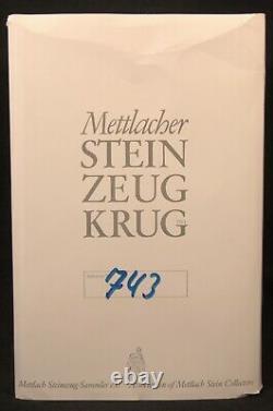 Mettlacher Stein Zeug Krug Villeroy & Boch Beer Stein 1976/1 #743 Germany