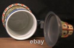 Mettlacher Stein Zeug Krug Villeroy & Boch Beer Stein 1976/1 #743 Germany