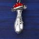 Mihail Chemiakin & Mihail Sasonko Christmas Toy Mushroom Silver Plate