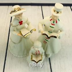 Mikasa Porcelain Victorian Christmas Carolers Figurines Family Holiday Elegance