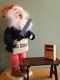 Motion-ette Carpenter Elf With Saw Santa's Helper 1990 Telco Creations