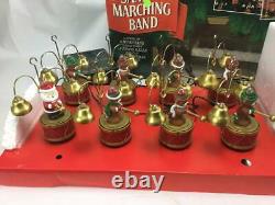 Mr Christmas Santa's Marching Band Teddy Bears 16 Bells 35 Songs Excellent