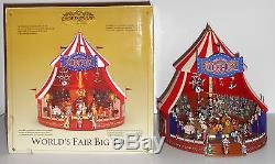 Mr. Christmas WORLD'S FAIR BIG TOP CIRCUS Animated Gold Label Musical 30 Songs