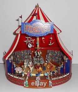 Mr. Christmas WORLD'S FAIR BIG TOP CIRCUS Animated Gold Label Musical 30 Songs