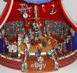 Mr. Christmas WORLD'S FAIR BIG TOP CIRCUS Animated Gold Label Musical 30 Songs