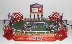 Mr. Christmas WORLD'S FAIR CARRIAGE RACE Animated Gold Label Musical 30 Songs