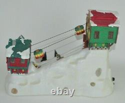 Mr Christmas Winter Wonderland Cable Cars Animated Skiers Music Lights 2006