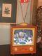 Musical Led Retro Tv With Lighted, Animatedchristmas Scene Amusements Colletible