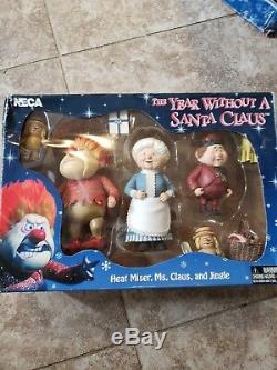 NECA The Year Without Santa Claus Heat Miser, Ms. Claus, & Jingle