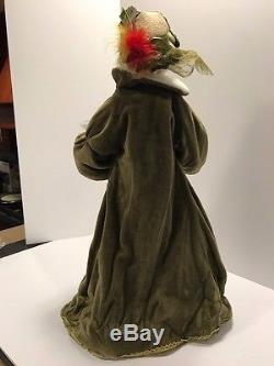 NEW Jacqueline Kent Christmas Caroller Authentic Marian Biggs 19TALL #345658