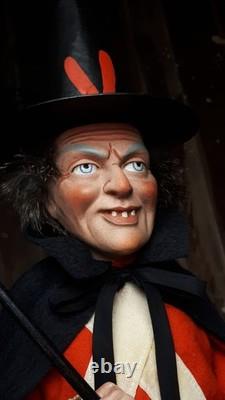 NEW, Large 24,8Paper macheGerman WITCHCandy Containerby Paul Turner HNY25-49 NEW, Large 24,8Paper macheGerman WITCHCandy Containerby Paul Turner HNY25-49