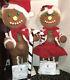 New Vtg Telco Gingerbread Couple Motionette Animated Displays Moving Figure 24