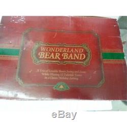NEW, Wonderland BEAR BAND/ Swing and Sway While Playing 12 Yulietide Tune/