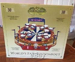 NOS NIB Mr. Christmas 2005 WORLD'S FAIR ROUNDABOUT by Gold Label