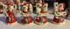 Napco Japan Ceramic Christmas Red Dress Girls Noel Letters See Description! Rare