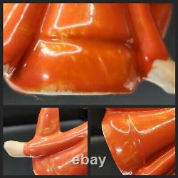 Naughty Elf Figurine Orange Fur Hair Pointy Ears Japan 60s VTG Pixie Alien