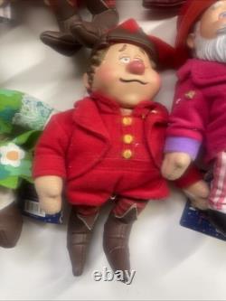 Neca The Year Without A Santa Claus Mini Plush Collection 8 Pieces! Rare & Htf