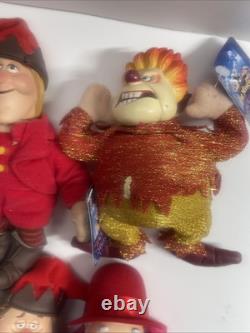 Neca The Year Without A Santa Claus Mini Plush Collection 8 Pieces! Rare & Htf