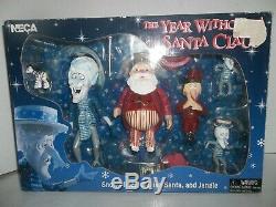 Neca the year without santa claus figure set snow miser civilian santa jangle