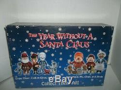 Neca the year without santa claus figure set snow miser civilian santa jangle