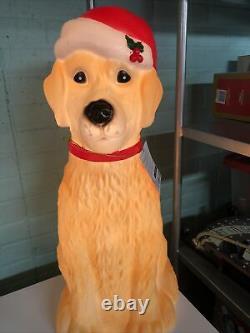 New Labrador Retriever Golden Lab Dog Puppy Blowmold Christmas Light Outdoor 25