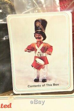 New in Box Motionette Christmas Drummer 28 Animated Soldier Doll Figurine
