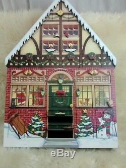 Nice Traditions by Buyer's choice advent calendar Santa wood house 24 doors