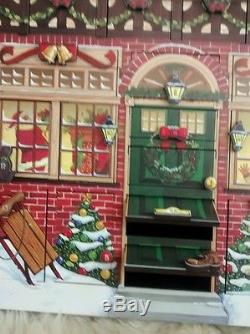 Nice Traditions by Buyer's choice advent calendar Santa wood house 24 doors