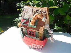 Noah's Arc Denise Calla House of Hatten 1994 Noah Boat Ship Giraffe