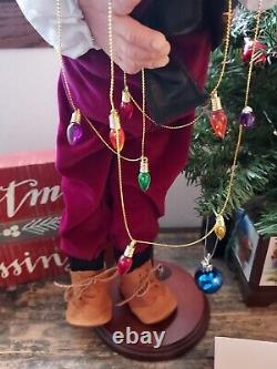 OOAK Santa Elf Artist Made Terry Norton Handcrafted Sculptured Christmas Doll