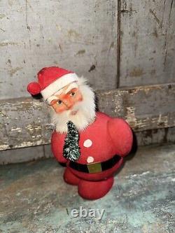 Old German Paper Mache Santa Candy Container