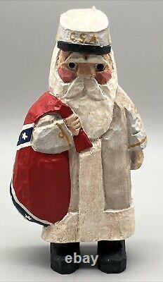 Old World Santa 1997 Jim Clement Wood Confederate Christmas USA Great American