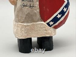 Old World Santa 1997 Jim Clement Wood Confederate Christmas USA Great American