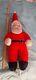 Parisi Creations 1950's Xmas Santa Claus 27 Plush Hard Plastic Face Doll Usa