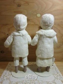 Pair of St. Nicholas Snow Children Ice Skater Collection by Elaine Roesle 14