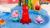 Peppa Pig Toy Learning Video For Kids Peppa Pig Gets A New Pool And Goes Swimming