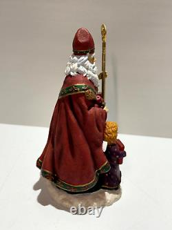 Pipka Memories of Christmas St. Nicholas with Little Girl Angel #13912 Box