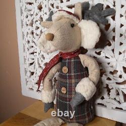 Plush Deer Figure Large Vintage Midwest Seasons of Cannon Falls MN 24 FREE SHIP