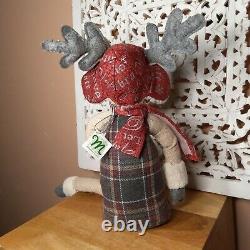 Plush Deer Figure Large Vintage Midwest Seasons of Cannon Falls MN 24 FREE SHIP