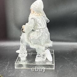 Possible Dreams Clothtique Santa Crystal Christmas Box Tags Base 2000 RARE 15093