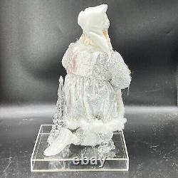 Possible Dreams Clothtique Santa Crystal Christmas Box Tags Base 2000 RARE 15093