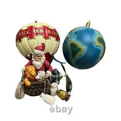 Possible Dreams Flights Of Fancy Peace On Earth Santa Hot Air Balloon Mobile
