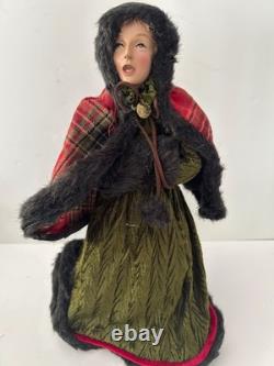 QVC Valerie Parr Hill Family 4pc. Set Holiday Christmas Dickens CAROLERS New